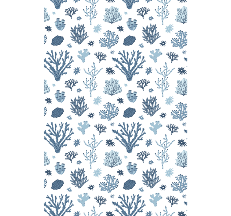Tapete modern korallen im hampton stil - TenStickers