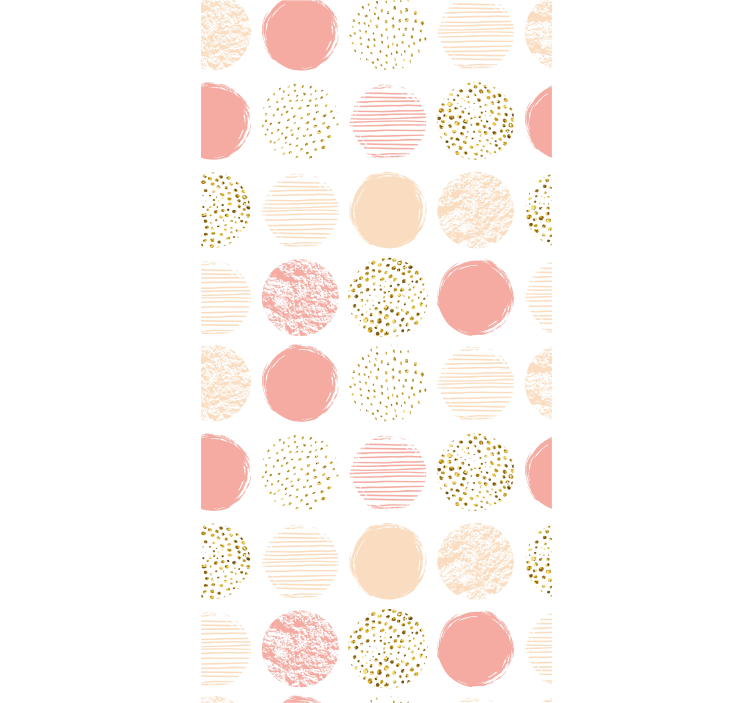 Tapete modern in pastellpunkt-variante - TenStickers