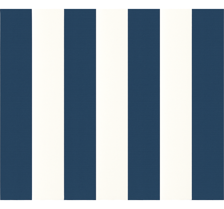 Tapete kinderzimmer mit blauen und weißen streifen - TenStickers