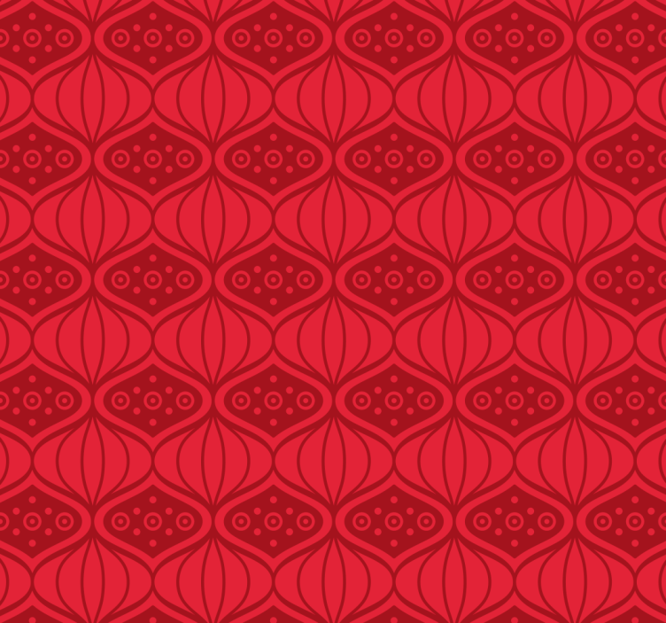 Tapete rot roter orientalischer stil - TenStickers