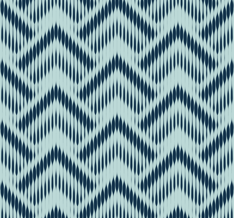 Tapete geometrische Muster ikat-chevron-muster - TenStickers
