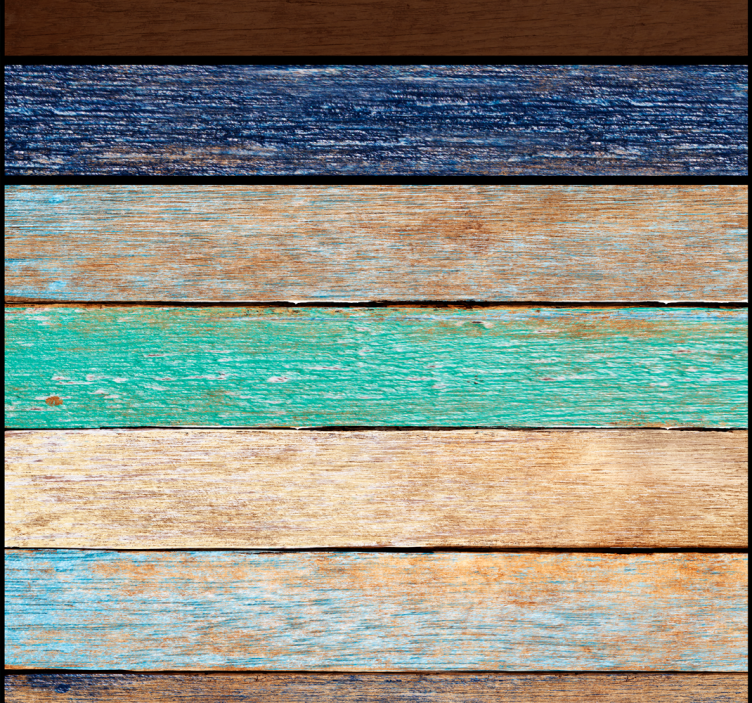 Tapete bunte Holz Textur - TenStickers