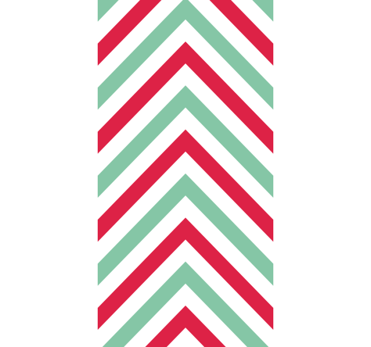 Geometrische Tapete chevron-zickzack-muster - TenStickers