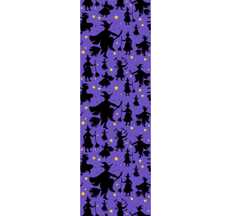 Tapeten Wohnzimmer Fliegende hexen - TenStickers