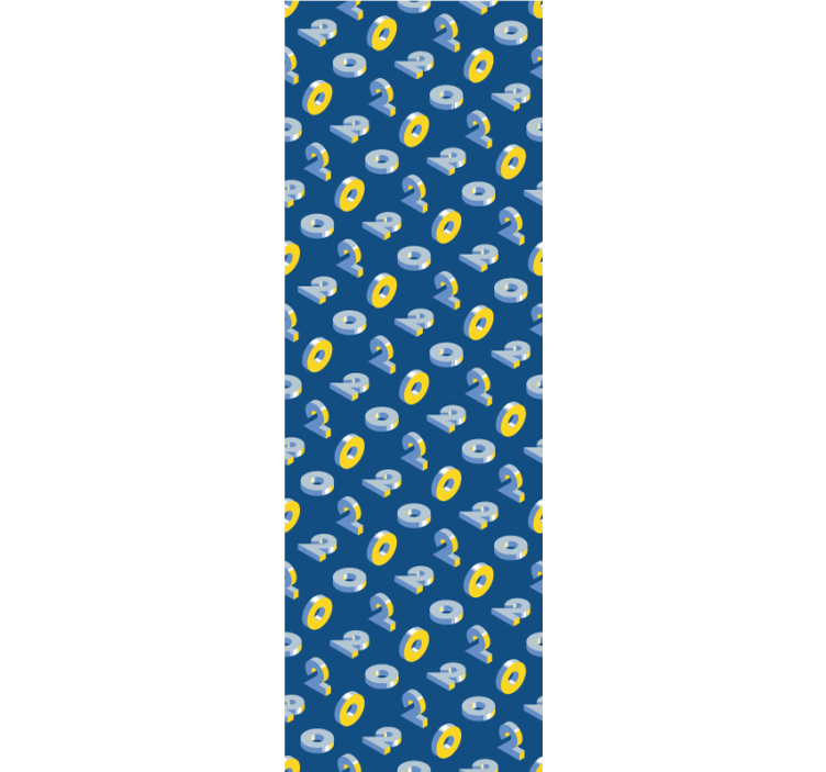 Tapete Kinderzimmer geometrisches augenmuster - TenStickers