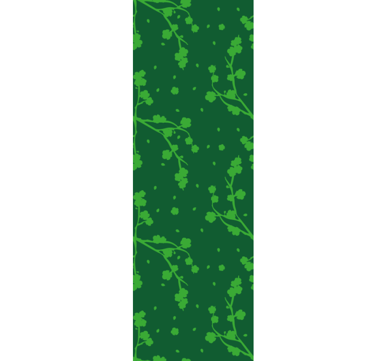 Tapete Blätter botanisches grün - TenStickers