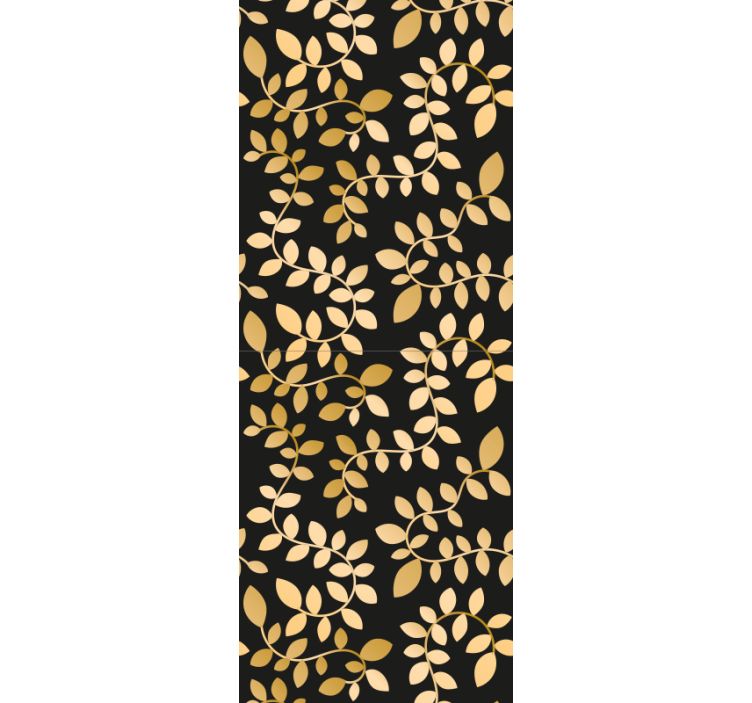 Tapete Blätter blattreiche eleganz - TenStickers