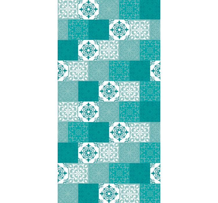Fliesen Tapeten Türkis - TenStickers