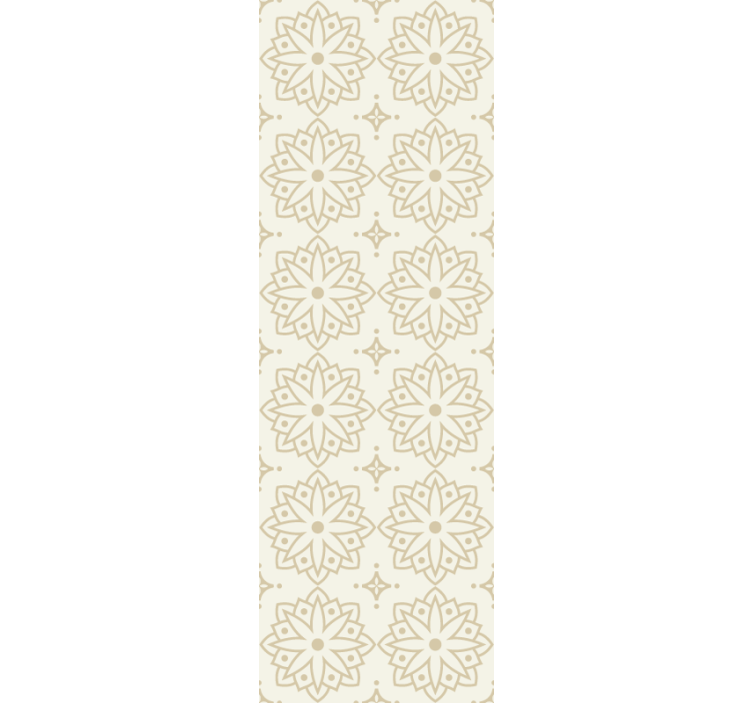 Tapete florale Ornamente blumenornament-muster - TenStickers