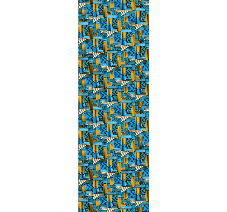 Tapete geometrische Muster geometrisches flechtwerk - TenStickers