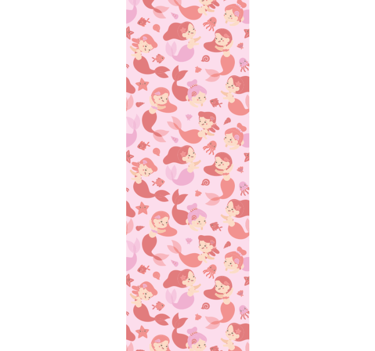 Tapete Tiere verspieltes meerjungfrauen-motiv - TenStickers