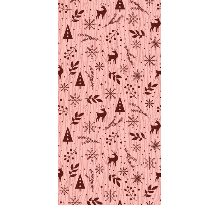 Tapete Tiere rentierwaldszene - TenStickers