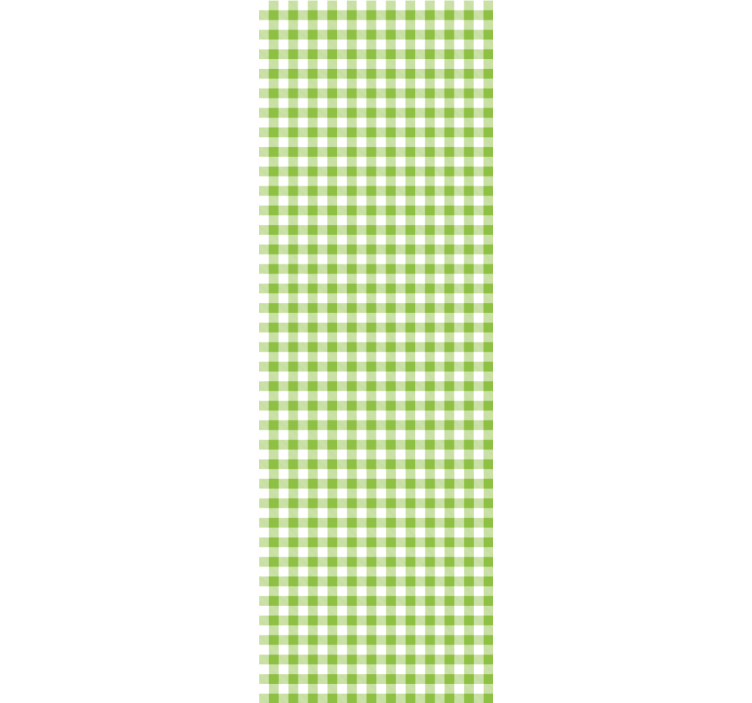Tapete Küche Grün kariertes karo-design - TenStickers