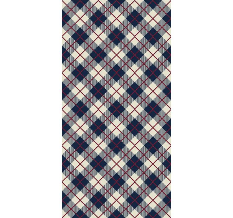 Tapete geometrische Muster argyle-muster - TenStickers