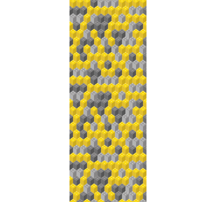 Tapete geometrische Muster geometrische waben - TenStickers