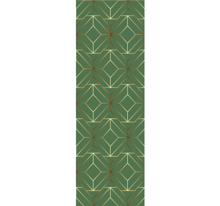 Tapete geometrische Muster abstrakte rautenformen - TenStickers