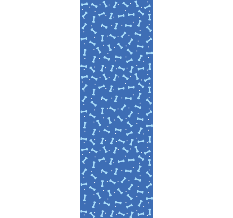 Tapete Hunde geometrisches knochenmotiv - TenStickers