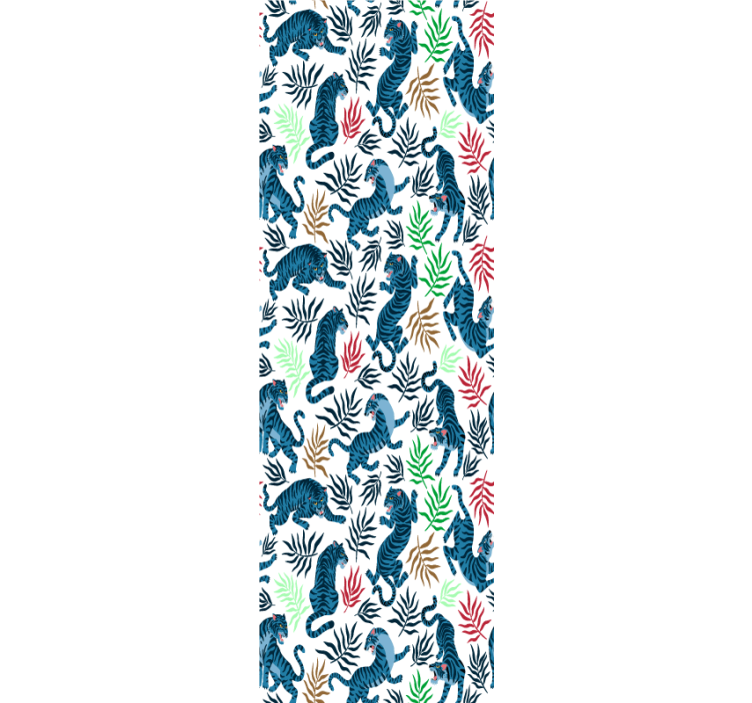 Tapete Tiere tropisches tigermotiv - TenStickers