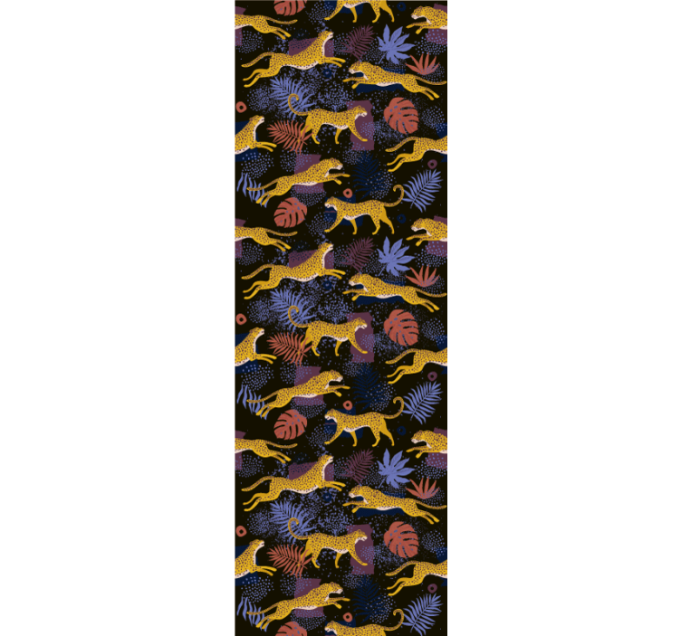 Tapete Tiere dschungelfauna-mosaik - TenStickers