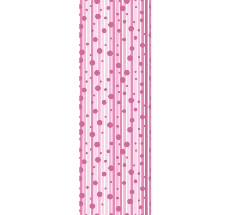 Tapete Kreise gestreiftes punktmuster - TenStickers