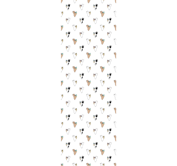 Tapete Hunde hunde-silhouette - TenStickers