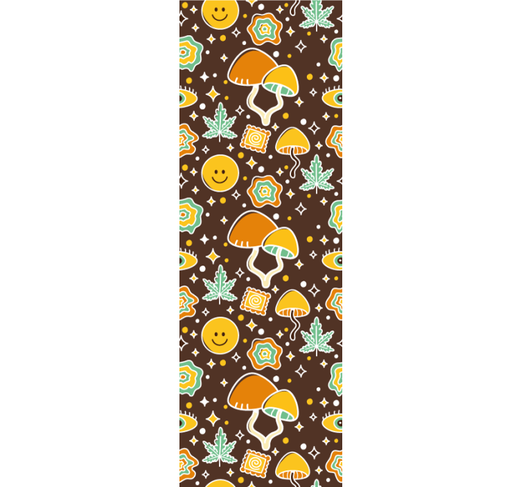 Kunst Tapete lächelnde motive - TenStickers