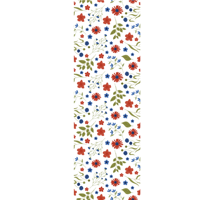 Blumentapete blumenmotivdetail - TenStickers