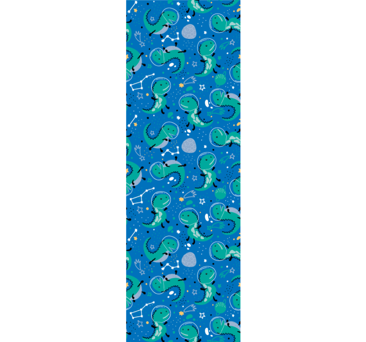 Dino Tapete dinosaurier-konstellation - TenStickers