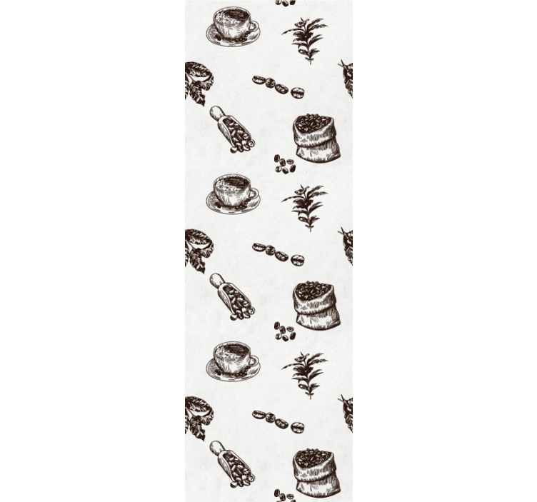 Kunst Tapete koffein-motive - TenStickers