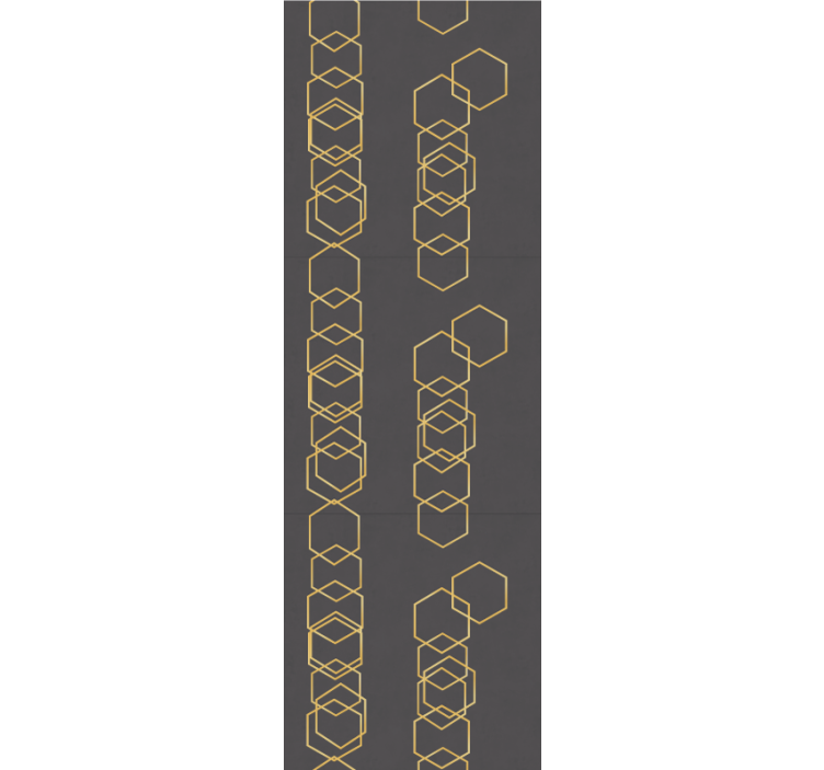 Tapete geometrische Muster geometrisches lineares design - TenStickers