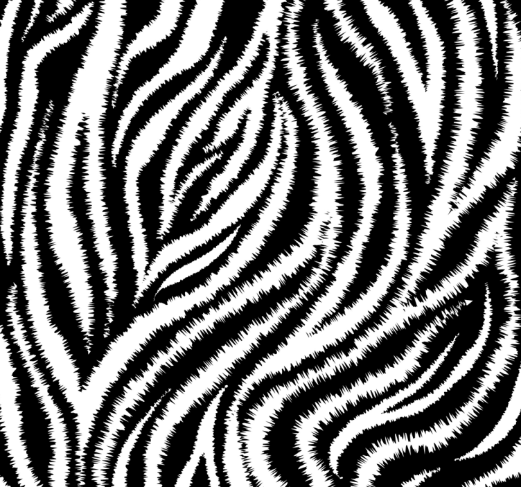 Zebra Tapete zebra wirbelt - TenStickers