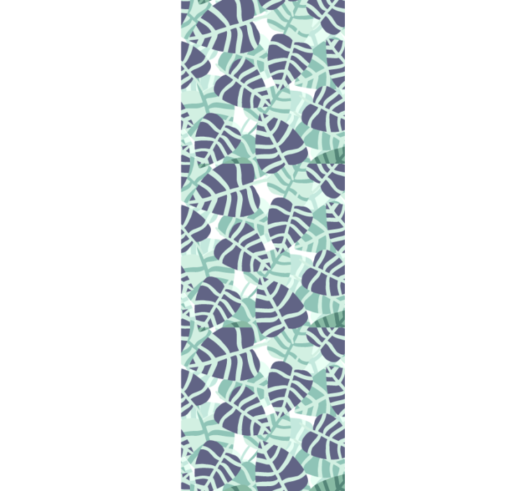 Tapete Blätter monstera-mosaik - TenStickers