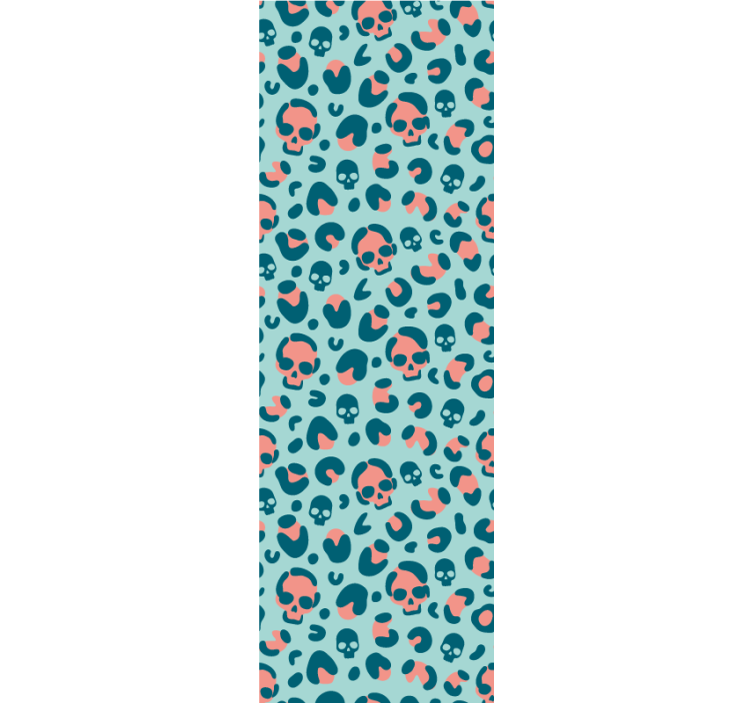 Halloween Tapete totenkopf muster - TenStickers