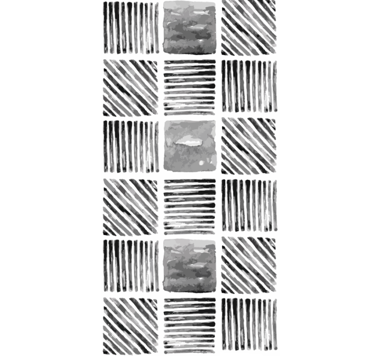 Tapete geometrische Muster abstrakte geometrische blöcke - TenStickers