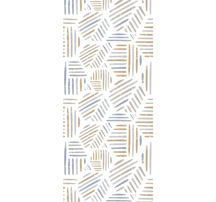 Tapete geometrische Muster abstraktes lineares muster - TenStickers