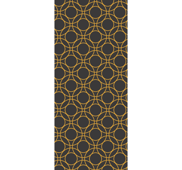 Tapete Badezimmer kreismusterdesign - TenStickers