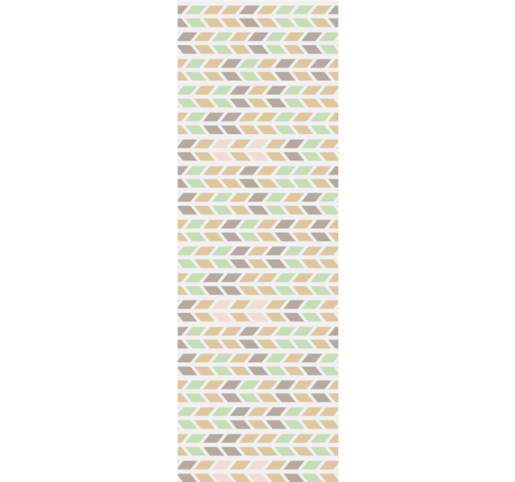 Tapete horizontale Streifen chevron-pfeil-muster - TenStickers
