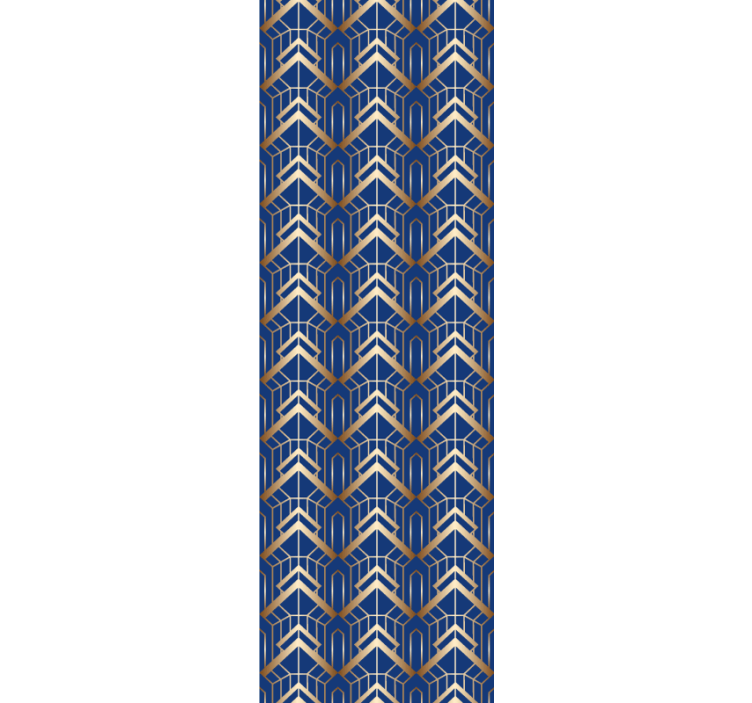 Tapete geometrische Muster geometrische pfeilspitze - TenStickers