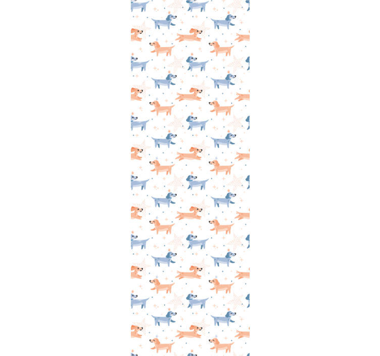 Tapete Baby verspieltes welpenthema - TenStickers