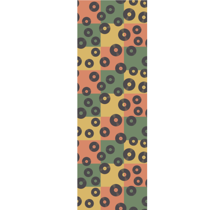 Kunst Tapete muster für tapete-schallplatten - TenStickers