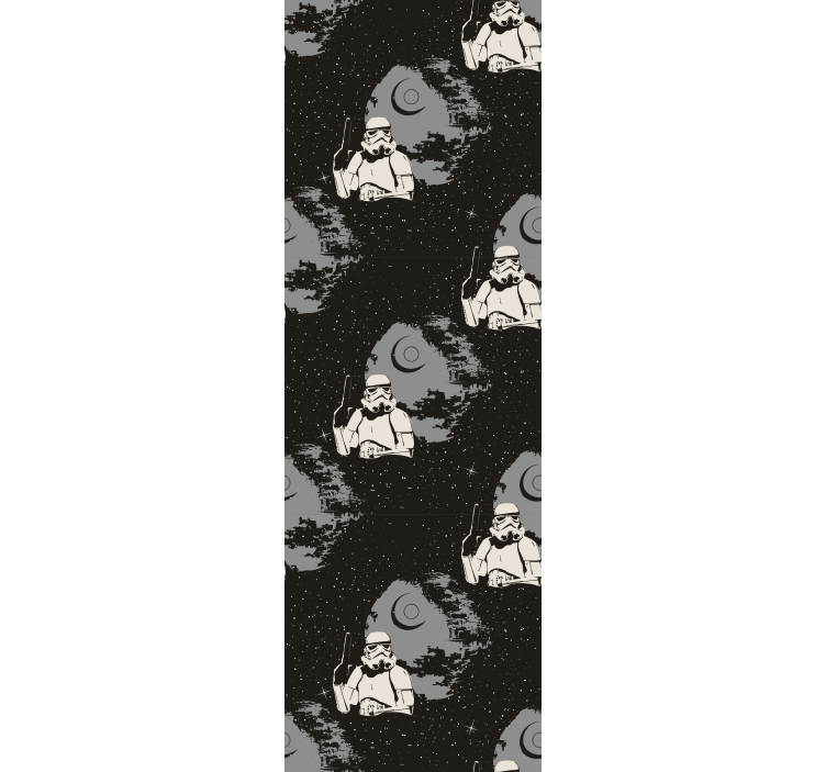 Kunst Tapete galaktisches soldatenthema - TenStickers