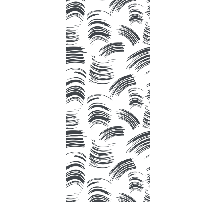 3D Tapete dynamische pinselstriche - TenStickers