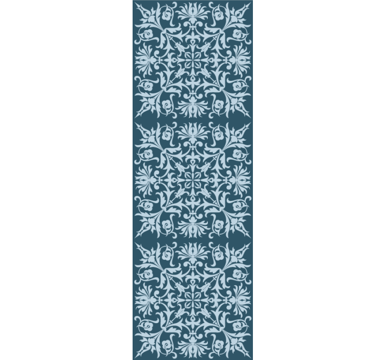 Tapete florale ornamente mit ornamentalem muster - TenStickers