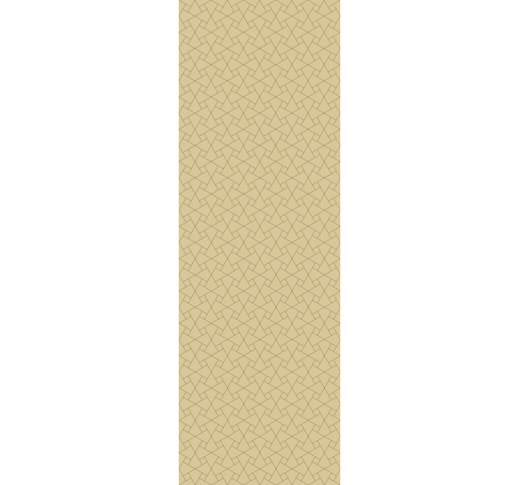 Tapete geometrische muster Überkreuzte linien muster - TenStickers