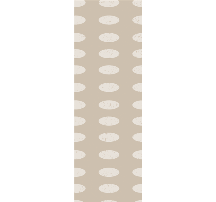 Tapete kreise im ovalen musterdesign - TenStickers