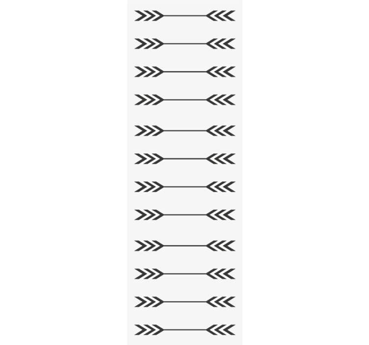 Tapete selbst gestalten minimalistische pfeilmuster - TenStickers