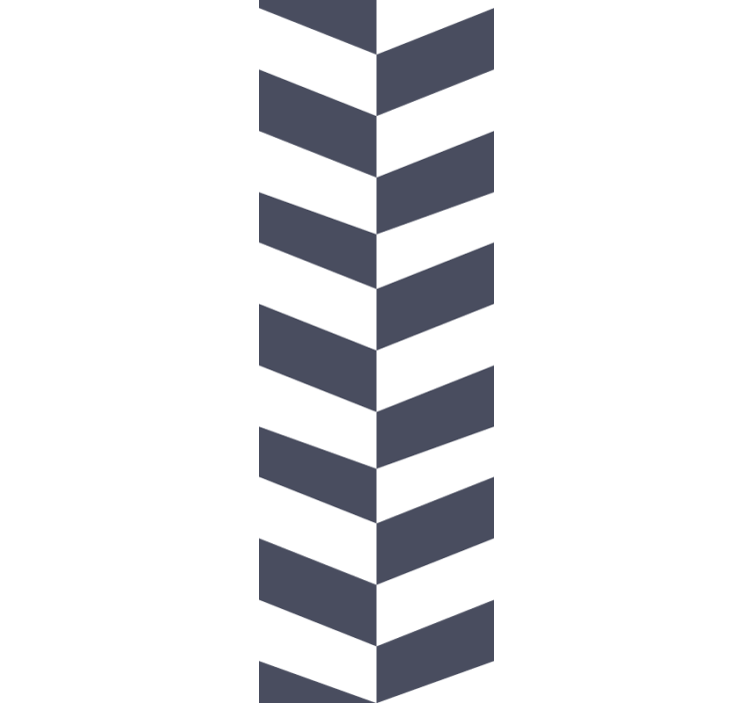 Tapete geometrische Muster chevron-pfeilformen - TenStickers