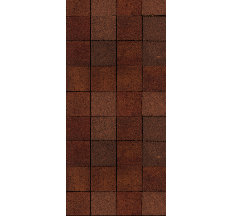 Fliesen Tapete strukturiertes braunes motiv - TenStickers