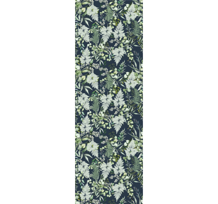 Tapete Natur Grünpflanzen und farnmuster - TenStickers