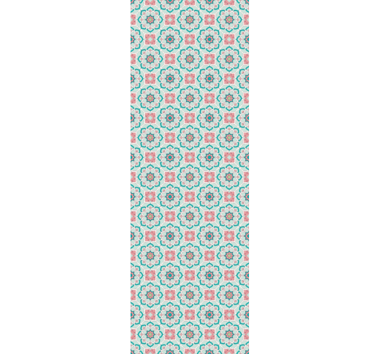 Blumentapete "oma-chic"-stil - TenStickers